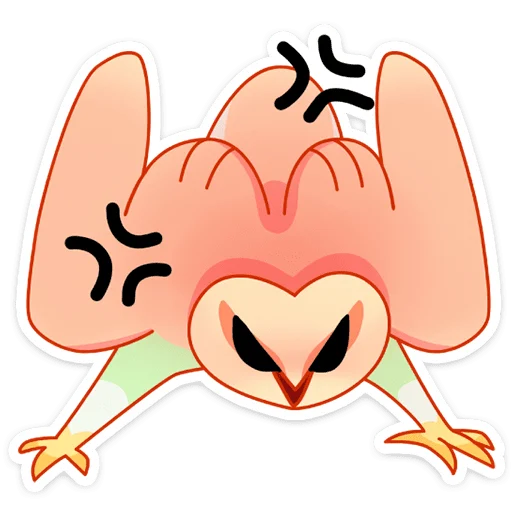 😡 Стикер «Яблочко» для Telegram