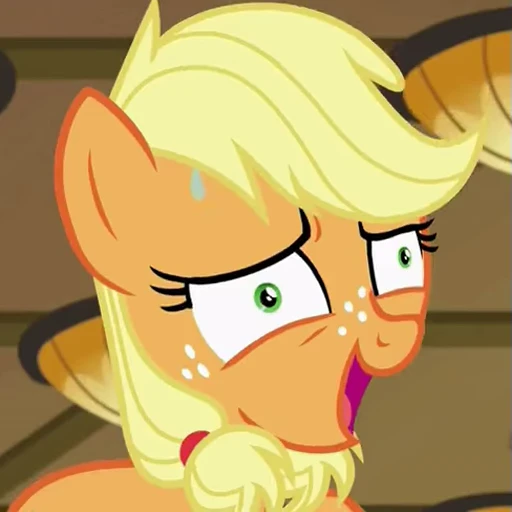 😵 Стикер «Applejack animated» для Telegram