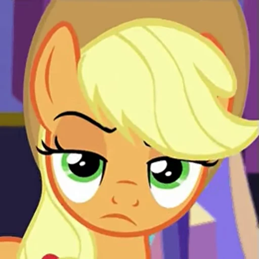 😒 Стикер «Applejack animated» для Telegram