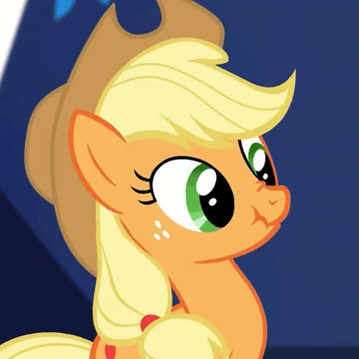 😶 Стикер «Applejack animated» для Telegram