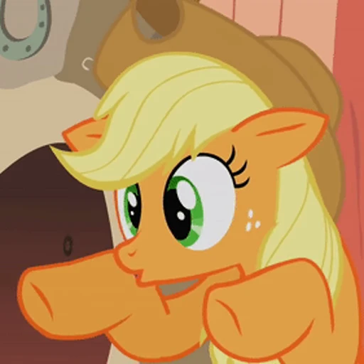 😮 Стикер «Applejack animated» для Telegram