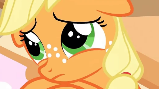 😭 Стикер «Applejack animated» для Telegram
