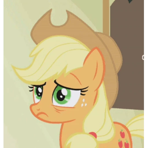 😵‍💫 Стикер «Applejack animated» для Telegram