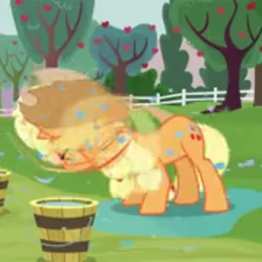 💧 Стикер «Applejack animated» для Telegram