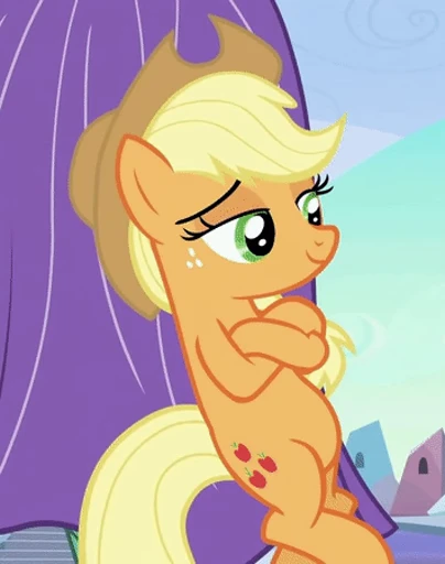 🙂 Стикер «Applejack animated» для Telegram