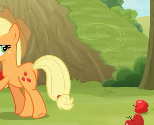 😠 Стикер «Applejack animated» для Telegram