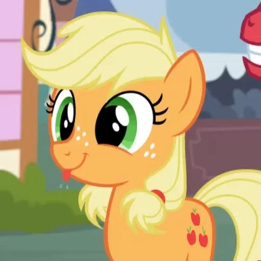 😋 Стикер «Applejack animated» для Telegram