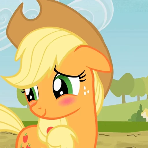 ☺️ Стикер «Applejack animated» для Telegram