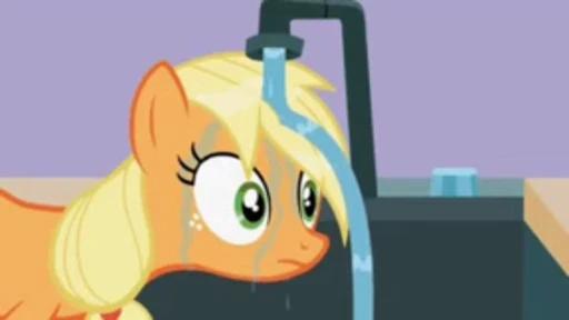 😐 Стикер «Applejack animated» для Telegram