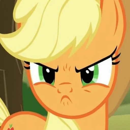 😤 Стикер «Applejack animated» для Telegram