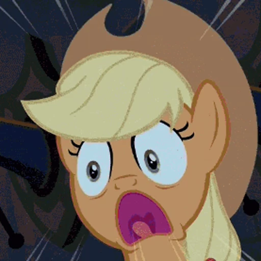 😱 Стикер «Applejack animated» для Telegram