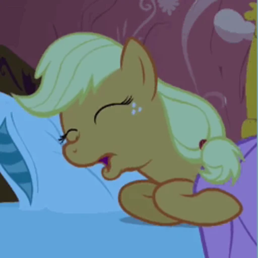 😴 Стикер «Applejack animated» для Telegram
