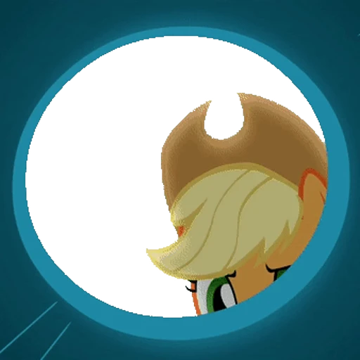 🤨 Стикер «Applejack animated» для Telegram