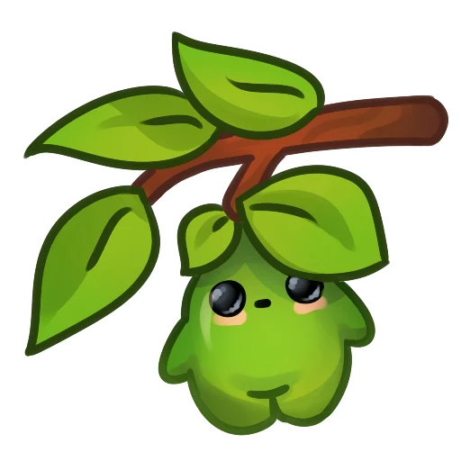 🍏 Стикер «Applepeach dude» для Telegram