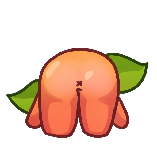 😛 Стикер «Applepeach dude» для Telegram