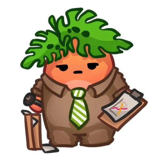 📈 Стикер «Applepeach dude» для Telegram
