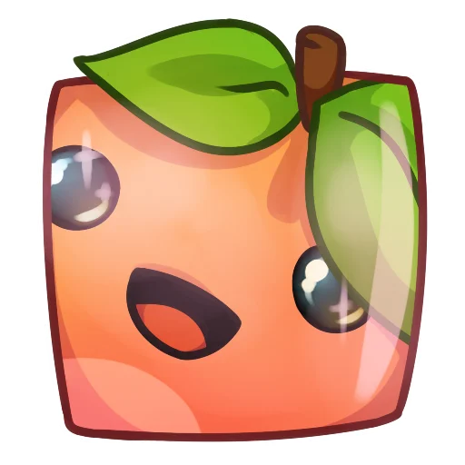 😄 Стикер «Applepeach dude» для Telegram