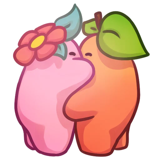 💏 Стикер «Applepeach dude» для Telegram
