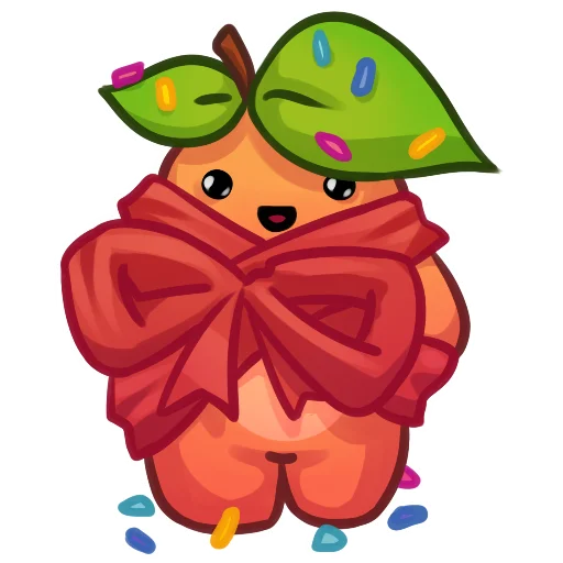 🎁 Стикер «Applepeach dude» для Telegram
