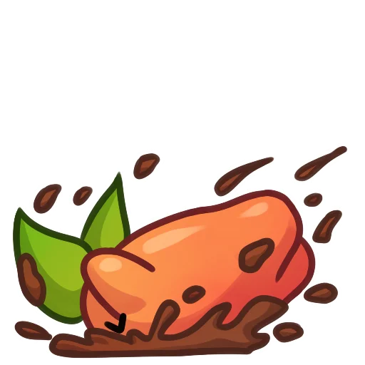 💩 Стикер «Applepeach dude» для Telegram