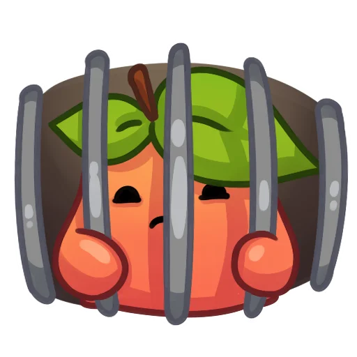 🚧 Стикер «Applepeach dude» для Telegram