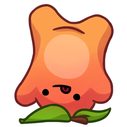 🙃 Стикер «Applepeach dude» для Telegram