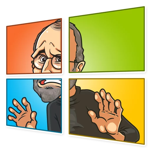 😨 Стикер «Steve Jobs» для Telegram