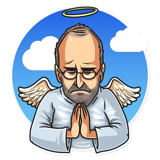 🙏 Стикер «Steve Jobs» для Telegram
