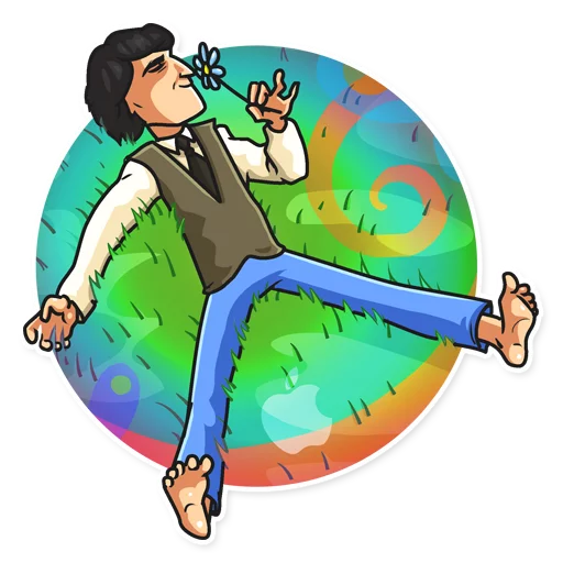 🌼 Стикер «Steve Jobs» для Telegram