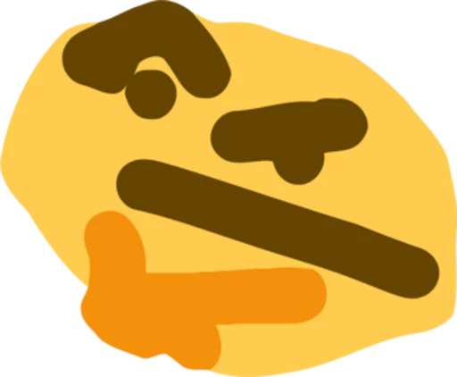 🤔 Стикер «appropriate reaction» для Telegram