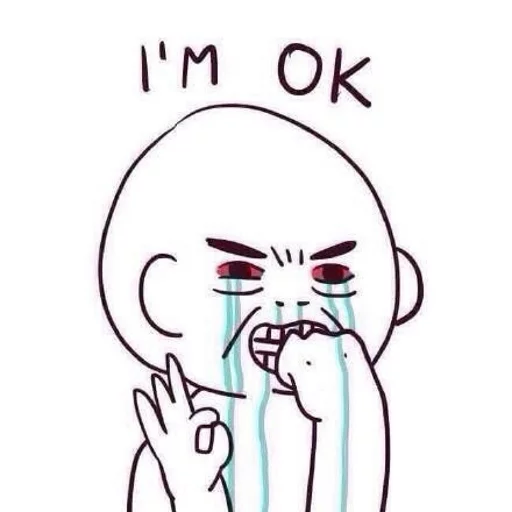 😭 Стикер «appropriate reaction» для Telegram