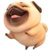 😆 Эмодзи «Милый Мопс» для Telegram