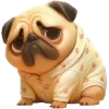 🥺 Эмодзи «Милый Мопс» для Telegram
