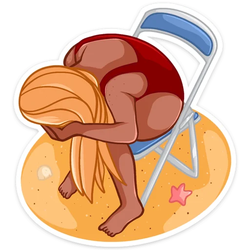 🙈 Стикер «Эйприл» для Telegram