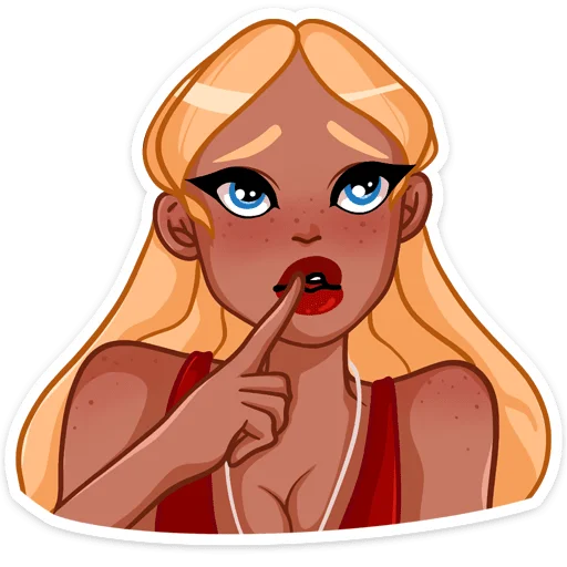 🤔 Стикер «Эйприл» для Telegram