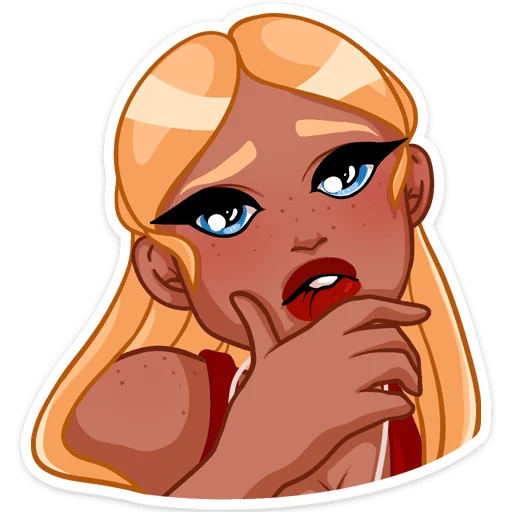 🤔 Стикер «Эйприл» для Telegram