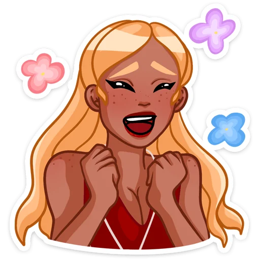 ☺️ Стикер «Эйприл» для Telegram