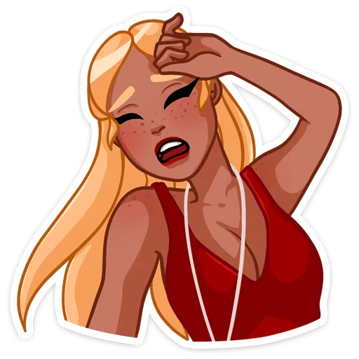 🙅‍♀ Стикер «Эйприл» для Telegram