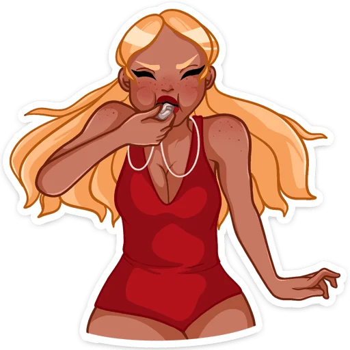 😙 Стикер «Эйприл» для Telegram