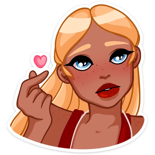 ❤️ Стикер «Эйприл» для Telegram
