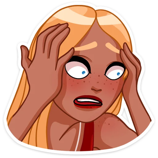 😯 Стикер «Эйприл» для Telegram