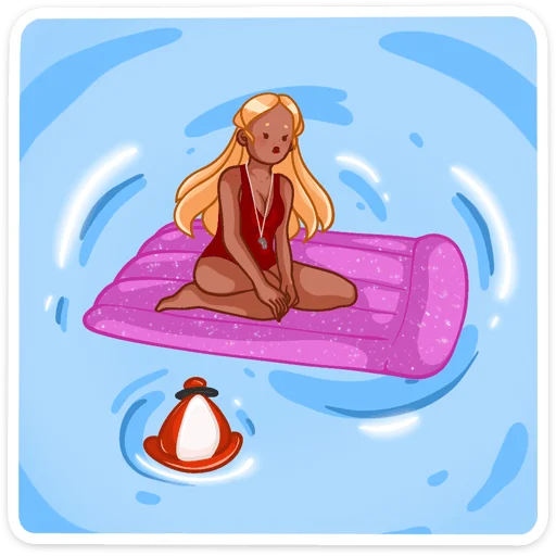 ⛵️ Стикер «Эйприл» для Telegram