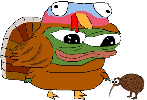 🐧 Стикер «Apu and monsi» для Telegram