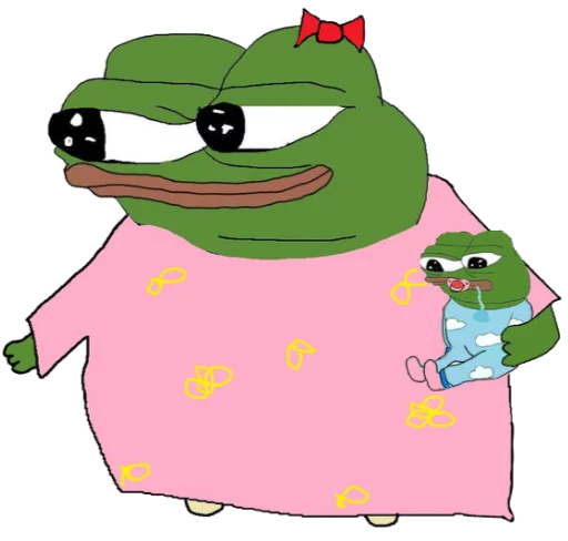 👩 Стикер «Apu and monsi» для Telegram