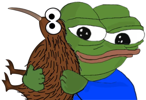 ☺️ Стикер «Apu and monsi» для Telegram