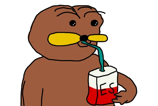 🥤 Стикер «Apu and monsi» для Telegram
