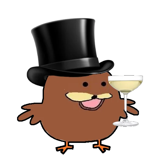 🍾 Стикер «Apu and monsi» для Telegram