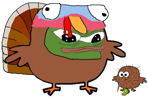 🐰 Стикер «Apu and monsi» для Telegram