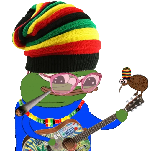 🕶 Стикер «Apu and monsi» для Telegram