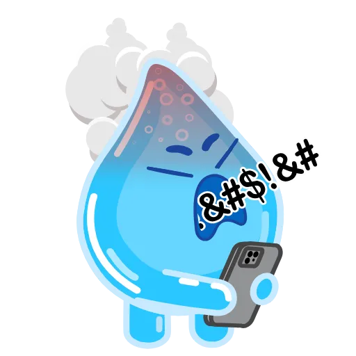 😡 Стикер «Blobs» для Telegram